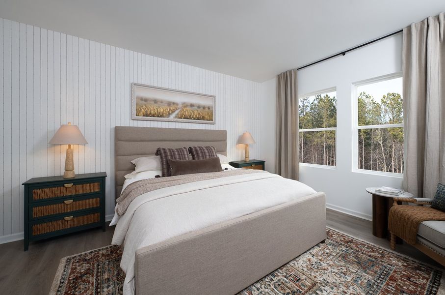 Representative furnished interior of a home built from the Forrest by Ashton Woods in Middleton Farms, Middlesex (Image 7).