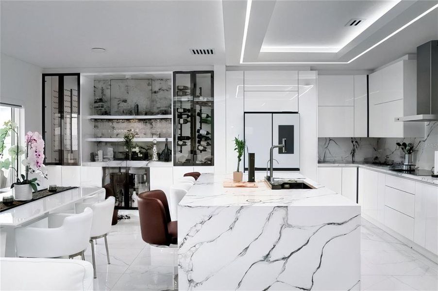 Furnished interior view inside a new home in , Davenport (Image 14).