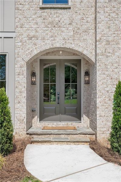 Exterior details and patio area of a home in , Atlanta (Image 27).