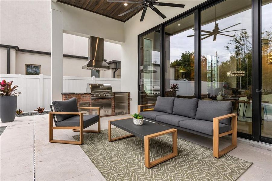 Exterior details and patio area of a home in , Winter Park (Image 27).