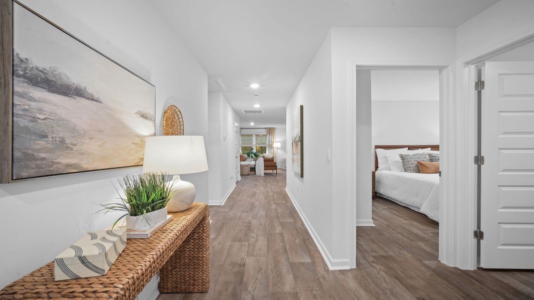 Representative furnished interior of a home built from the Freeport by D.R. Horton in Palm Ridge, Guyton (Image 16).