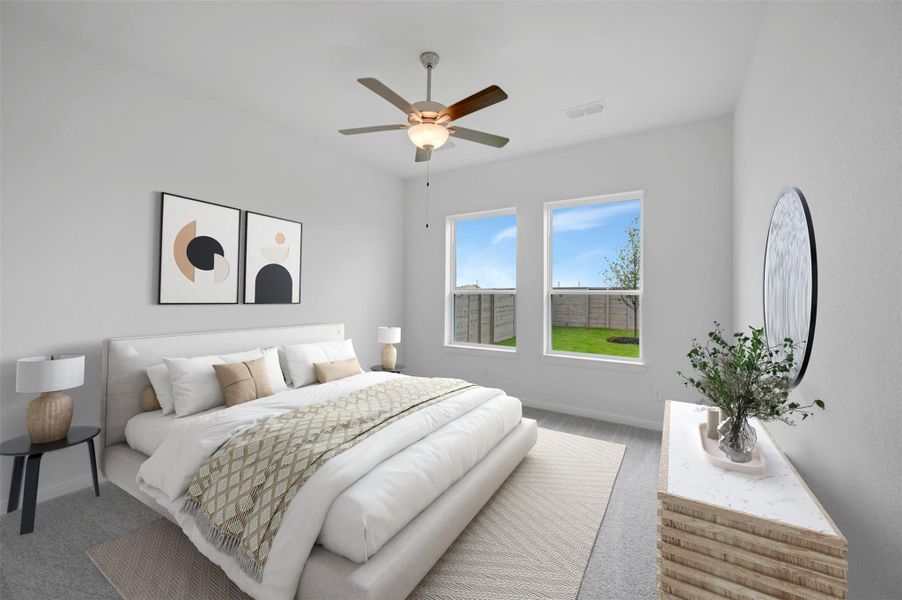 Virtually staged to give you the visual you need to see furniture placement and how the home can live.