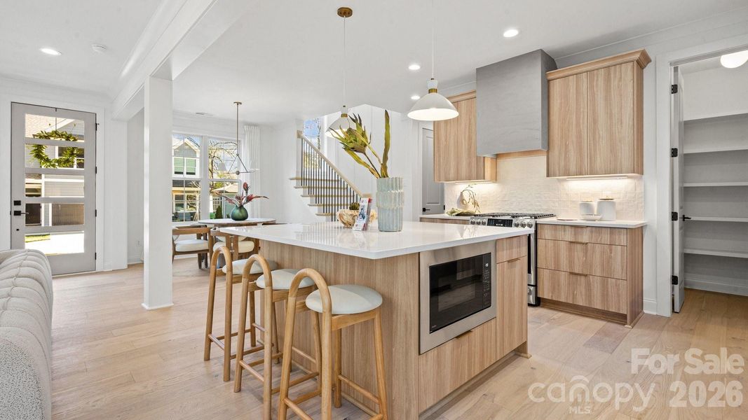 Furnished interior view inside a new home in , Charlotte (Image 13).