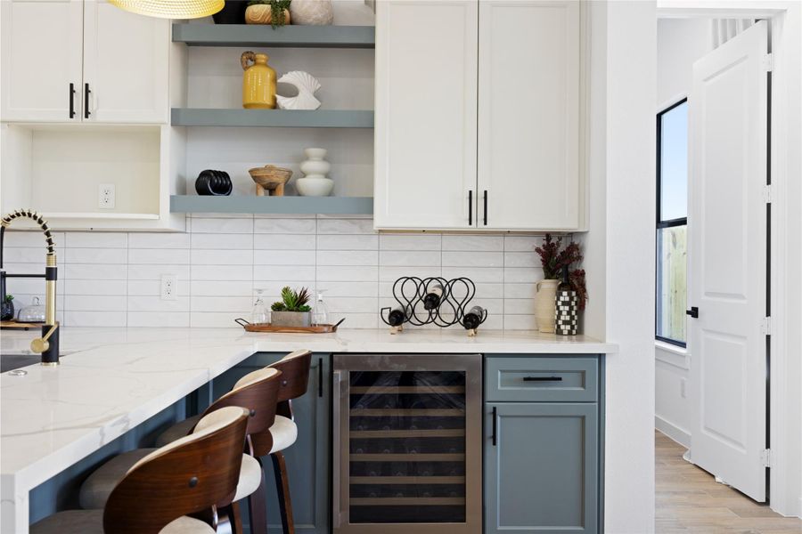 Furnished interior view inside a new home in , Cleveland (Image 37).