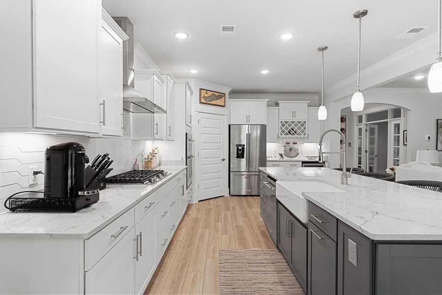 Furnished interior view inside a new home in Sea Island Preserve, Johns Island (Image 18).