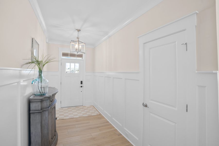 Representative unfurnished interior of a home built from the Claremont by Bill Clark Homes in The Sanctuary at Sunset Beach, Sunset Beach (Image 19). Representative unfurnished interior of a home built from the Claremont by Bill Clark Homes in The Sanctuary at Sunset Beach, Sunset Beach (Image 19).