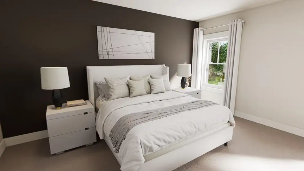 Furnished interior view inside a new home in Golden Gate, High Point (Image 4).