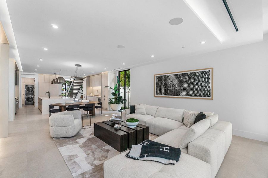 Furnished interior view inside a new home in , Delray Beach (Image 37).