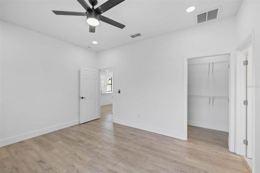 Large walk in closet