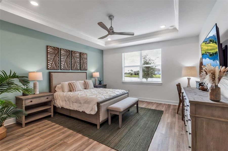 Furnished interior view inside a new home in Del Webb BayView, Parrish (Image 44). Furnished interior view inside a new home in Del Webb BayView, Parrish (Image 44).