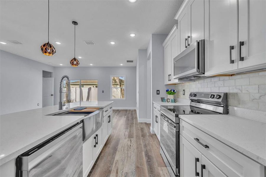 Furnished interior view inside a new home in , Poinciana (Image 13).