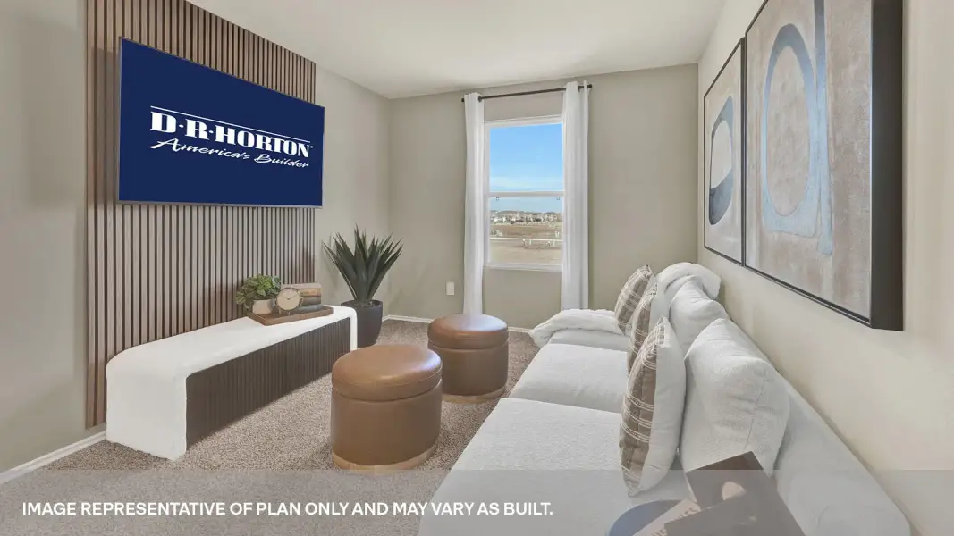 Furnished interior view inside a new home in Spring Valley, New Braunfels (Image 9).