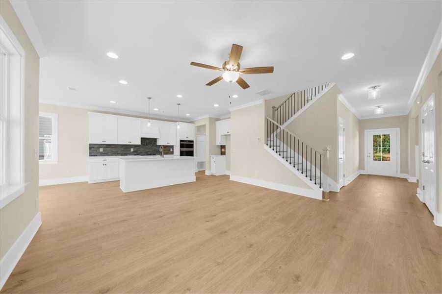 Spacious, unfurnished interior of a new home in , Flowery Branch (Image 33).