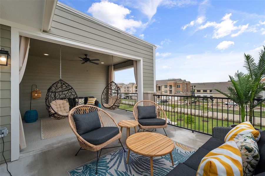 Third floor balcony/patio area