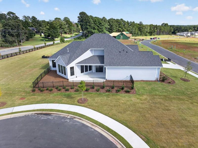 Front exterior of a new home in , Dacula, GA, highlighting curb appeal (Image 27). Front exterior of a new home in , Dacula, GA, highlighting curb appeal (Image 27).