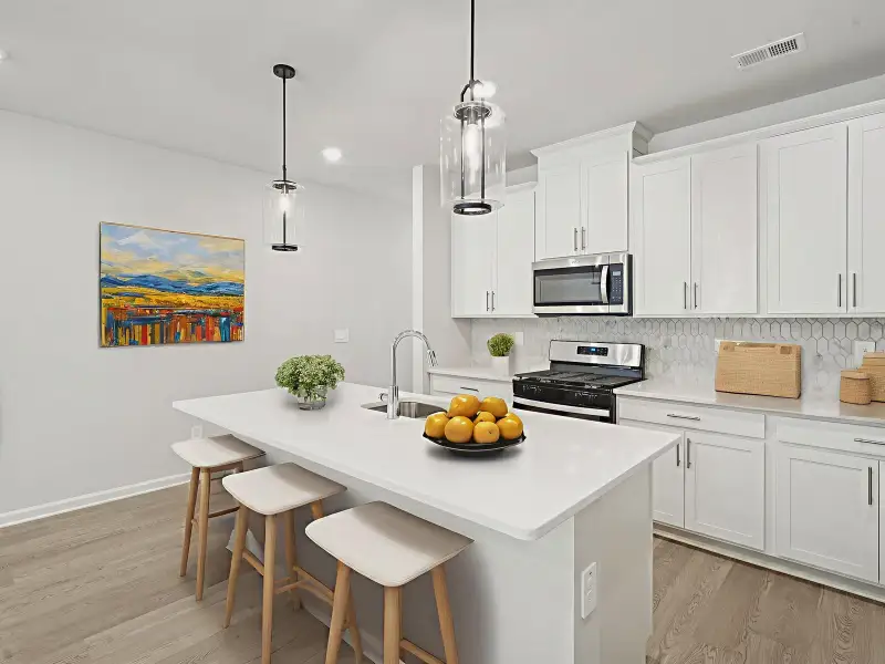 Furnished interior view inside a new home in Artisan Walk, Lawrenceville (Image 3).