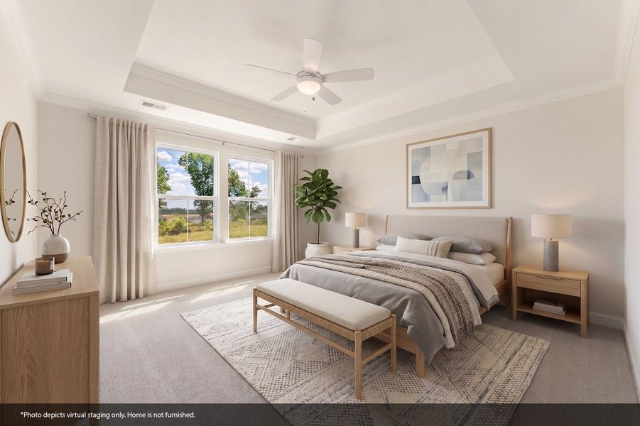 Furnished interior view inside a new home in Landmark Commons, Boiling Springs (Image 10).
