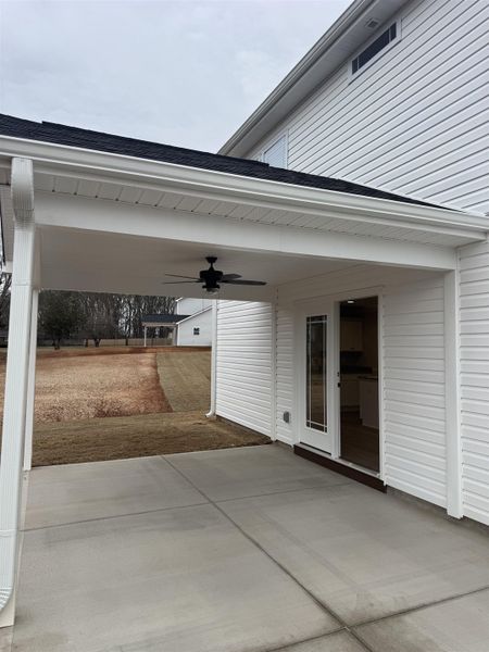 Exterior details and patio area of a home in Ballentine Ridge, Lyman (Image 4).
