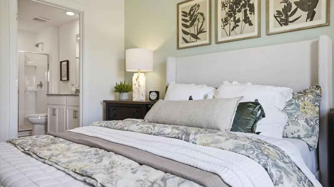 Furnished interior view inside a new home in Macon Townhomes, Seymour (Image 23).