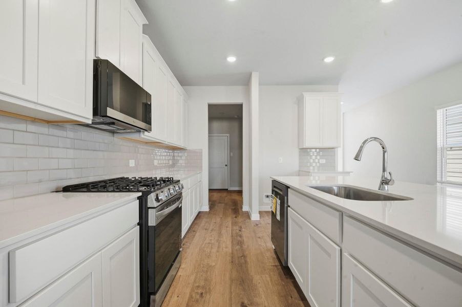 Furnished interior view inside a new home in Barrett Crossing, Crosby (Image 9).