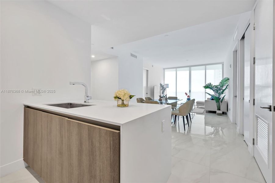 Furnished interior view inside a new home in , Sunny Isles Beach (Image 9).