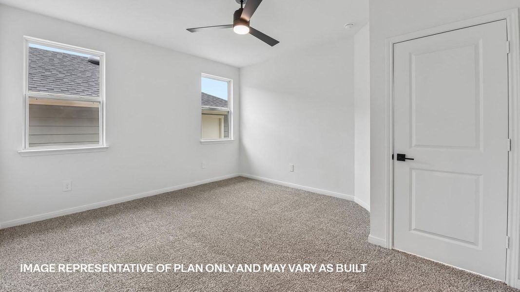 Spacious, unfurnished interior of a new home in Avery Centre, Round Rock (Image 37).