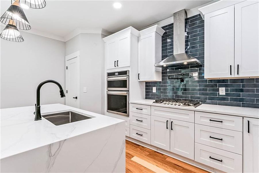 Furnished interior view inside a new home in , Hampton (Image 6).