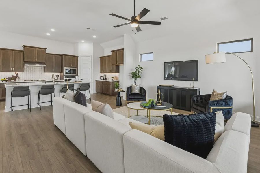 Furnished interior view inside a new home in Talia, Mesquite (Image 19).