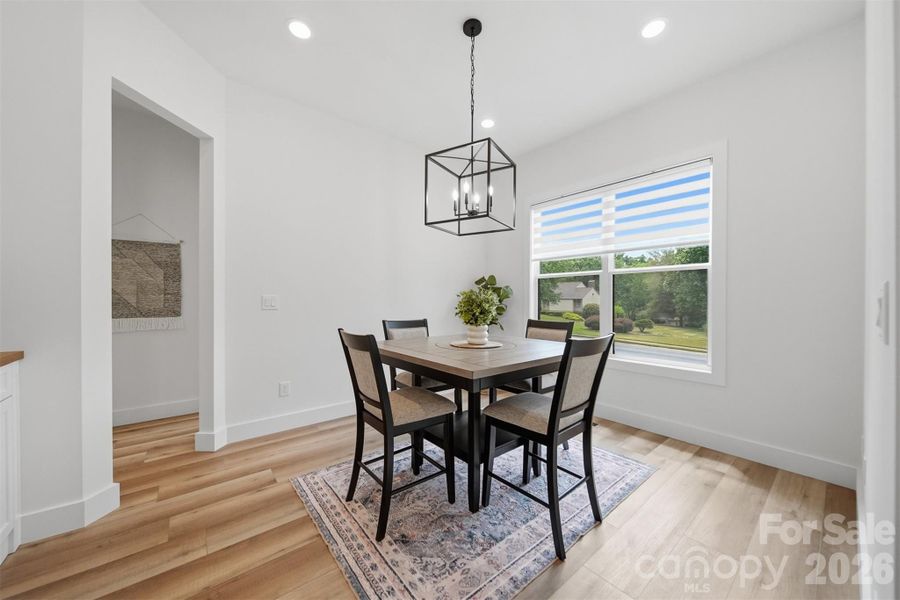 Custom blinds, can lighting, you definitely want to come see this amazing custom home before it's gone!