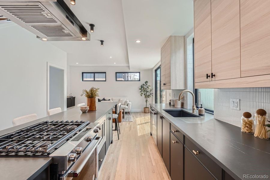 Furnished interior view inside a new home in , Denver (Image 17). Furnished interior view inside a new home in , Denver (Image 17).