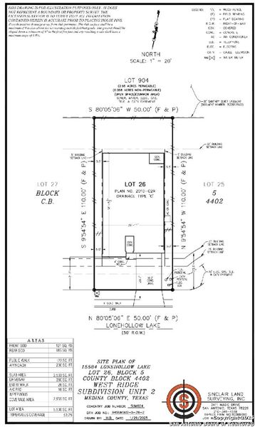 2D floor plan layout of this home in Summerlin, Castroville, TX (Image 2).