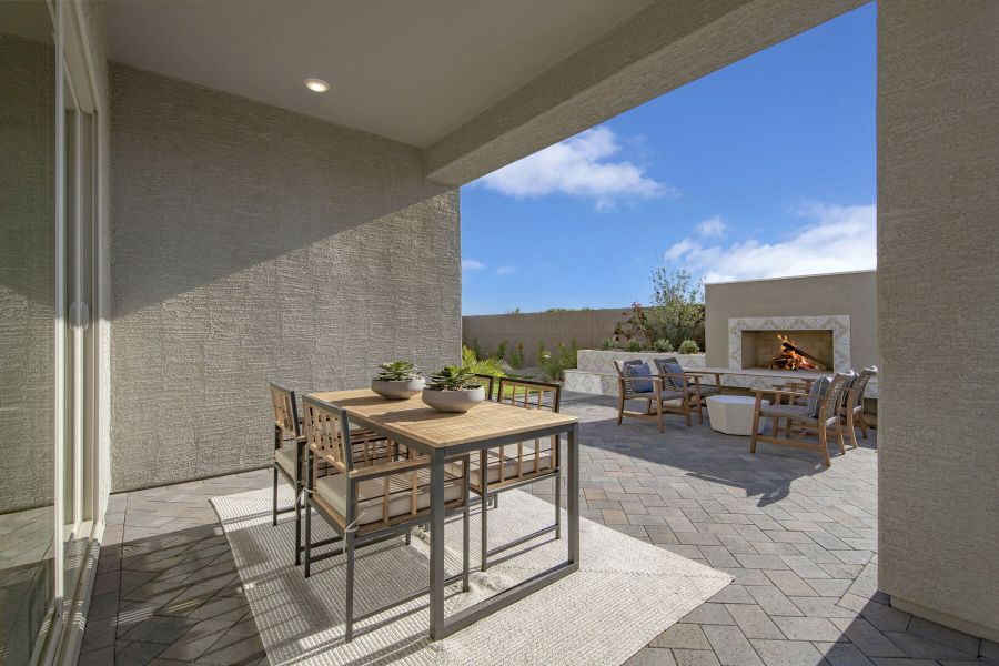 Representative exterior details of a home built from the Cobalt by Mattamy Homes in Landmarke, Queen Creek (Image 3).
