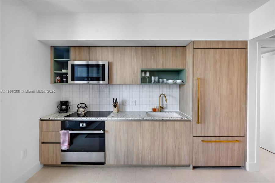 Furnished interior view inside a new home in , Miami (Image 12).