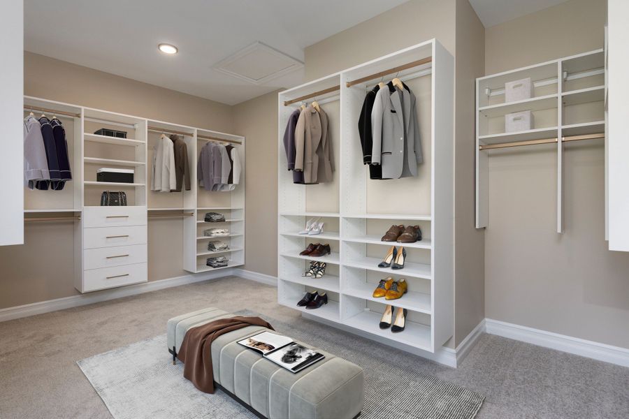 Representative furnished interior of a home built from the The Lennox by Forbes Capretto Homes in Birdsong Estates, Orchard Park (Image 12).