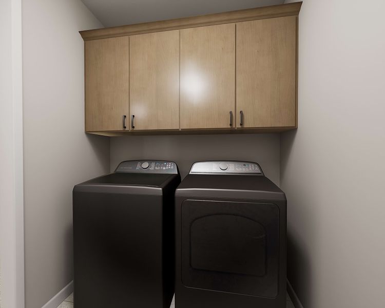 Representative interior finishes for a home built from the Mahogany Plan 40-8 by Tri Pointe Homes in Waterston Central, Gilbert (Image 11).