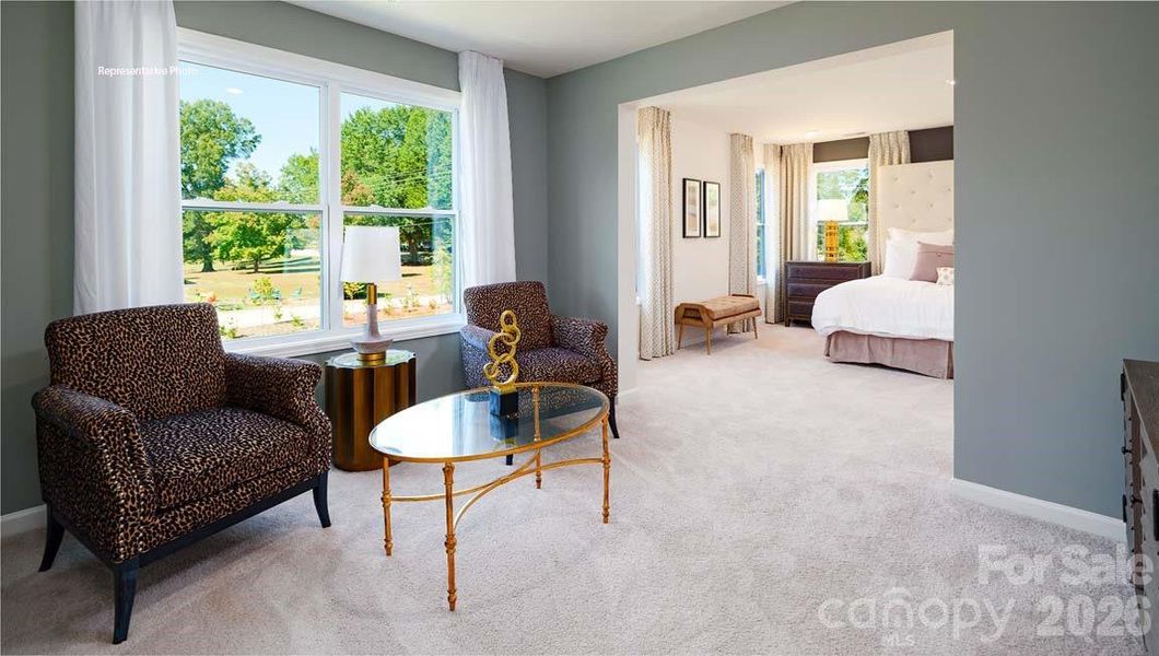 Furnished interior view inside a new home in Falls Cove, Troutman (Image 33).