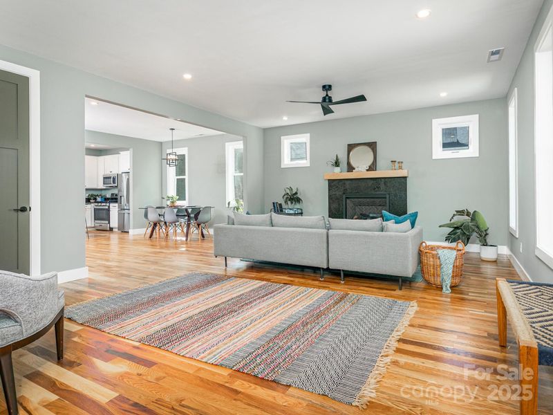 Furnished interior view inside a new home in , Asheville (Image 6).