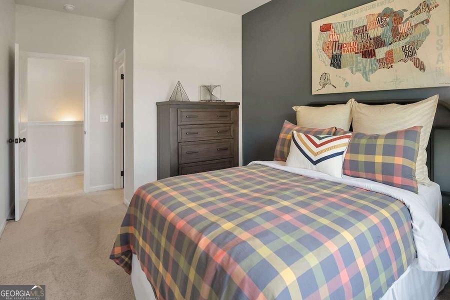 Furnished interior view inside a new home in Bryson Farms, Byron (Image 5).