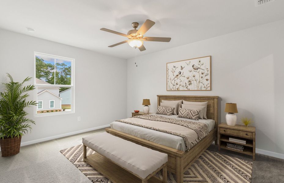 Furnished interior view inside a new home in Anderson Point Estates, McDonough (Image 13).