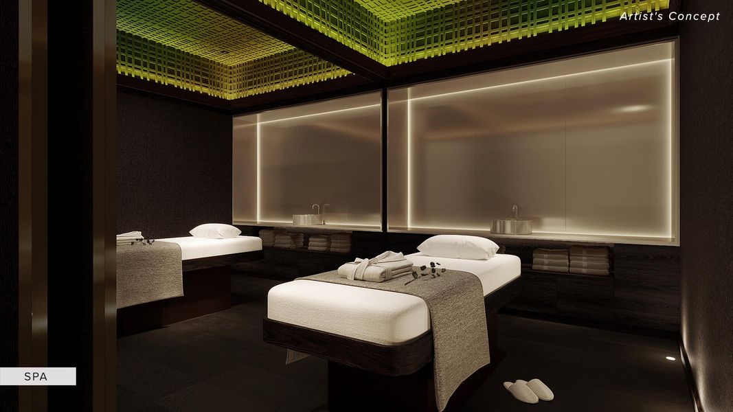 20,000 Square Feet of Amenities including spa treatment rooms. 20,000 Square Feet of Amenities including spa treatment rooms.