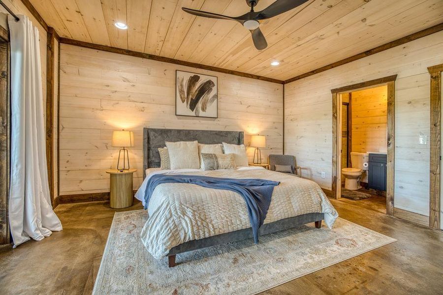 Furnished interior view inside a new home in , Mineral Bluff (Image 15).