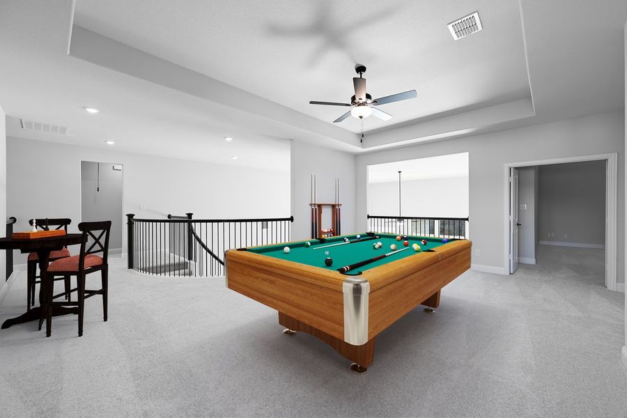 Furnished interior view inside a new home in The Ridge at Northlake, Northlake (Image 10).
