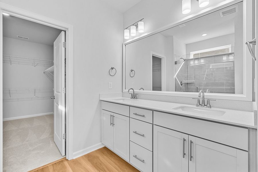 Furnished interior view inside a new home in Fieldstone, Lexington (Image 11). Furnished interior view inside a new home in Fieldstone, Lexington (Image 11).