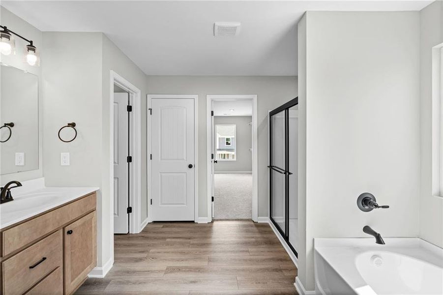 Furnished interior view inside a new home in Twin Lakes, Hoschton (Image 5).