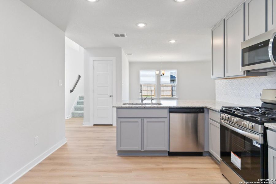 Furnished interior view inside a new home in Willow Point, San Antonio (Image 6). Furnished interior view inside a new home in Willow Point, San Antonio (Image 6).