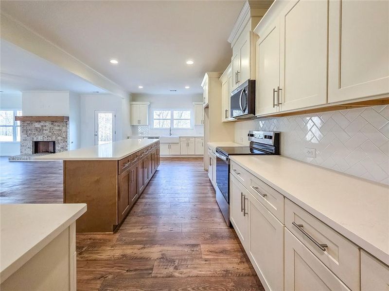 Furnished interior view inside a new home in , Dawsonville (Image 12).