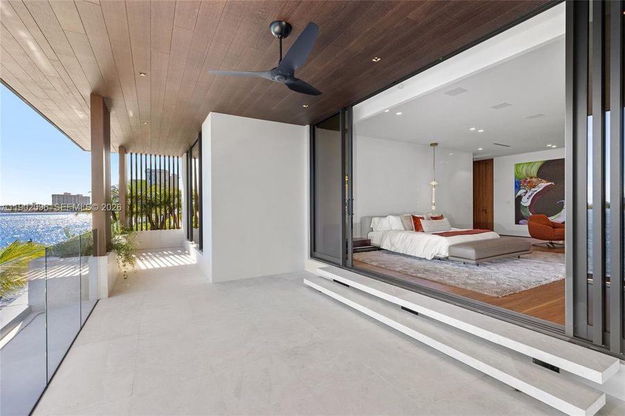Exterior details and patio area of a home in , North Miami (Image 3).