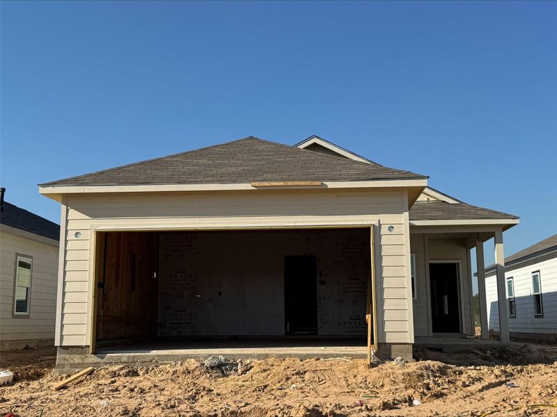 In-progress construction of a new home in Maple Heights, Porter, TX (Image 18).