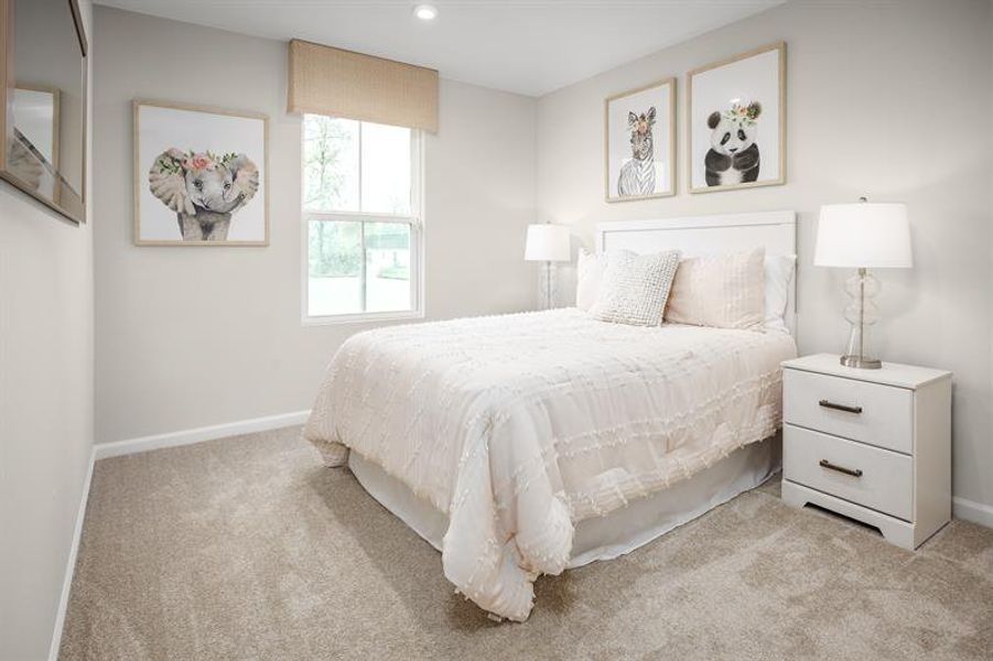 Representative furnished interior of a home built from the Rosewood by Ryan Homes in Liberty Grove, China Grove (Image 14).