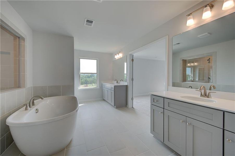 Furnished interior view inside a new home in Brighton, Locust Grove (Image 6). Furnished interior view inside a new home in Brighton, Locust Grove (Image 6).